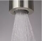 Falba süllyesztett csaptelep, Deante Silia Hexa zuhanyszett+fejzuhany, szálcsiszolt acél NHS_F9XK