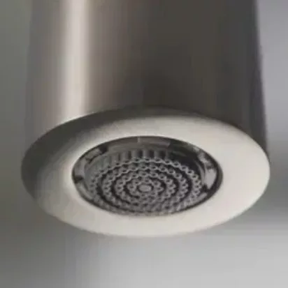 Falba süllyesztett csaptelep, Deante Silia Hexa zuhanyszett+fejzuhany, szálcsiszolt acél NHS_F9XK