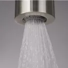 Falba süllyesztett csaptelep, Deante Silia Hexa zuhanyszett+fejzuhany szálcsiszolt acél NHS_F9XK