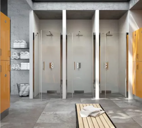 Falba süllyesztett csaptelep, Deante Therm zuhanyszett termosztatikus BOX-al, króm BXYZ0EAT