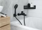 Zuhanyszett, Deante Avis 1 ponton rögzíthető zuhanyszett, fekete NGV_N41K