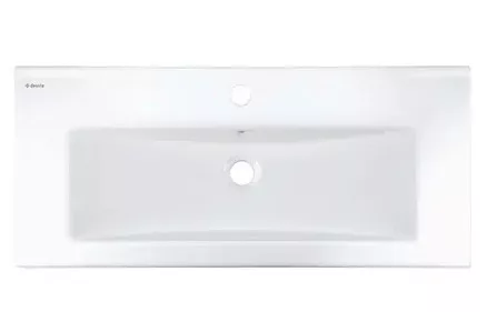 Mosdó, Deante Tubo beépíthető kerámia mosdó, 81,5x36 cm, fehér CTU_638M