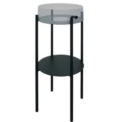   Alsó szekrény, Deante Silia álló fürdőszobai konzol, fekete, 36 cm CKS_N36A