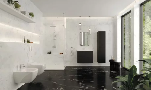 Törölközőtartó, Deante Jasmin fali törölközőtartó, króm ADJ_0611