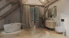 WC kefe tartó, Deante Silia szabadonálló wc kefe tartó, króm ADI_0712