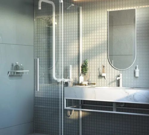 Szappanadagoló, Deante Silia fali szappanadagoló, fehér ADI_A421