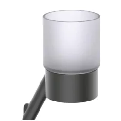   Pohártartó, Deante Silia fali pohártartó, titanium ADI_D911