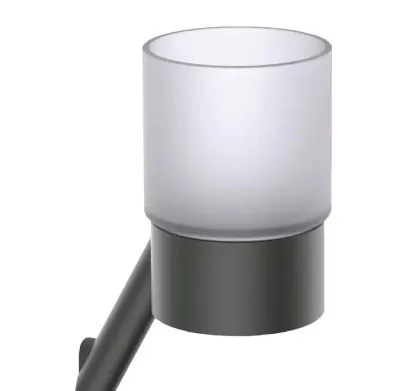 Pohártartó, Deante Silia fali pohártartó, titanium ADI_D911