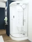 Hidromasszázs zuhanykabin, Sanimix 22.8023 hidromasszázs zuhanykabin elektronikával 90x90