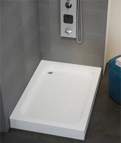 Zuhanytálca, Sanimix 21.06.05 szögletes zuhanytálca fém lábbal 80x120