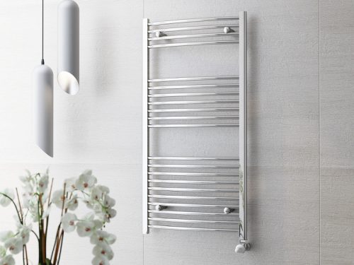 Íves radiátor, Sanimix 20.12050ICR íves radiátor, króm 120x50 cm