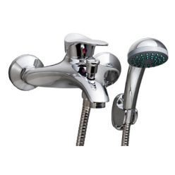   Kádtöltő csaptelep, Sanimix Omega kádtöltő csaptelep zuhanyszettel, króm 034.5.1