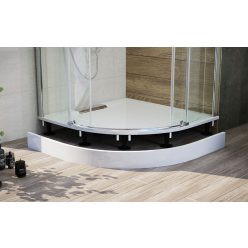   Zuhanytálca előlap, Wasserburg előlap 90-es íves Petra zuhanytálcához 21.2503-E90