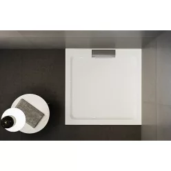   Zuhanytálca, Wasserburg Petra 80x80 cm szögletes zuhanytálca, fehér 21.2505-80