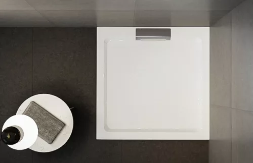 Zuhanytálca, Wasserburg Petra 80x80 cm szögletes zuhanytálca, fehér 21.2505-80