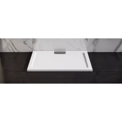   Zuhanytálca, Wasserburg Petra 90x140 cm szögletes zuhanytálca, fehér 21.2507-140