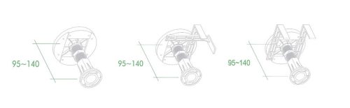 Tartóláb, Wasserburg láb készlet (9 db) Petra 120-as zuhanytálcához 2506-L