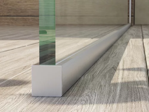 Walk-in padlóprofil, Wasserburg Vetro padlóprofil 8mm, 120 cm, vágható 22.25262P