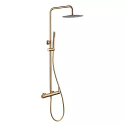   Zuhanyszett, Wasserburg Perle zuhanyszett, szálcsiszolt arany 25.052.4SGL