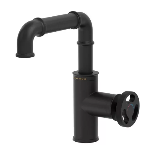 Mosdó csaptelep, Wasserburg Industry egykaros mosdó csaptelep, fekete 25.050.1B