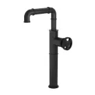 Mosdó csaptelep, Wasserburg Industry kétkaros magasított mosdó csaptelep, fekete 25.050.2B