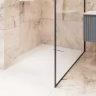 Zuhanytálca, Invena Alvero zuhanytálca, fehér 90x90 AK-7B-909-H