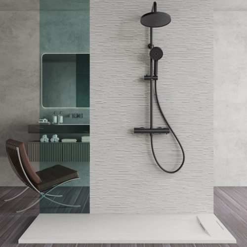 Zuhanytálca, Invena Alvero zuhanytálca, fehér 90x120 AK-7B-912-H