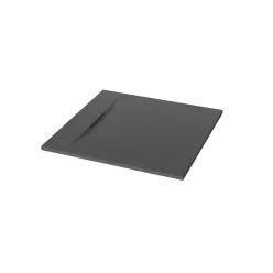   Zuhanytálca, Invena Alvero zuhanytálca, fekete 90x90 AK-7C-909-H