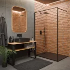 Zuhanytálca, Invena Alvero zuhanytálca, fehér 90x110 AK-7C-911-H