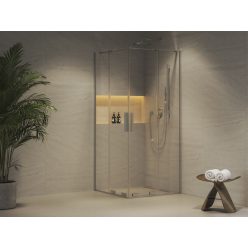   Zuhanykabin, Ravak Roll RORV2 zuhanykabin 90x90 cm, króm X14V70C00Z1