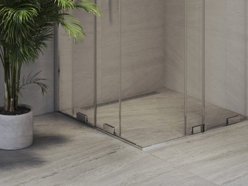 Zuhanykabin, Ravak Roll RORV2 zuhanykabin 90x90 cm, króm X14V70C00Z1