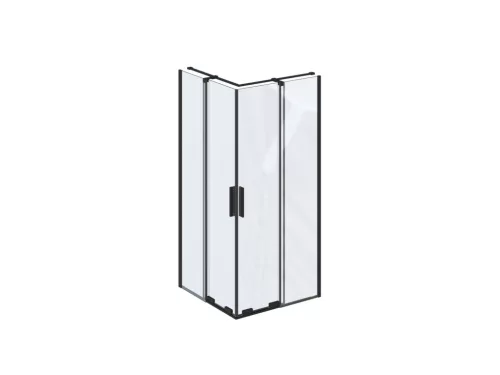 Zuhanykabin, Ravak Roll RORV2 zuhanykabin 90x90 cm, fekete X14V70300Z1