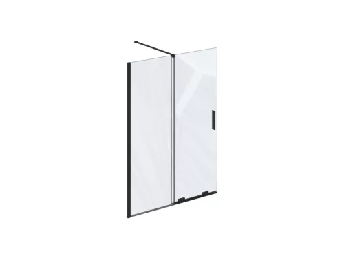 Walk-in, Ravak Roll ROWI zuhanyfal 100 cm, fekete X9WVA0300Z1