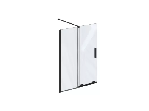 Kádparaván, Ravak Roll ROVS2 kádparaván 110x150 cm, fekete X786D0300Z1