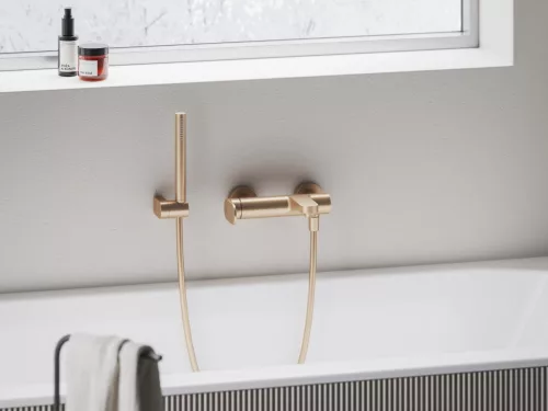Kádtöltő csaptelep, Ravak Eleganta kádtöltő szettel, EL 022.60RGB+S, rose gold X07S137
