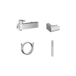   Zuhany csaptelep, Ravak Chrome II zuhany csaptelep szettel, CR II 032.00CR CR+S, króm X07S121