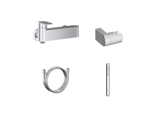 Zuhany csaptelep, Ravak Chrome II zuhany csaptelep szettel, CR II 032.00CR CR+S, króm X07S121