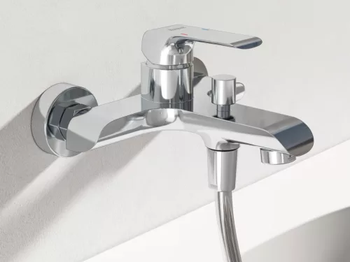 Kádtöltő csaptelep, Ravak Flat  kádcsaptelep, FL 022.00CR+S, króm X07S113