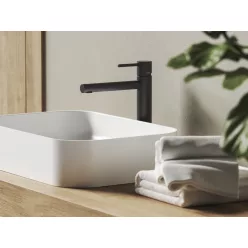   Mosdó csaptelep, Ravak Nox mosdó csaptelep 280 mm, NX 015.20BLM, matt fekete X070649