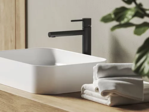 Mosdó csaptelep, Ravak Nox mosdó csaptelep 280 mm, NX 015.20BLM, matt fekete X070649