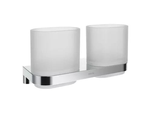 Pohártartó, Ravak Chrome II dupla pohártartó CR II 220.00CR króm X07P1365