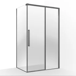   Zuhanykabin, Wellis Clara zuhanykabin, szálcsiszolt grafitszürke120x90 WC00573
