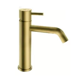   Mosdó csaptelep, Ferro Ciriculus mosdó csaptelep, szálcsiszolt arany BCK2BG