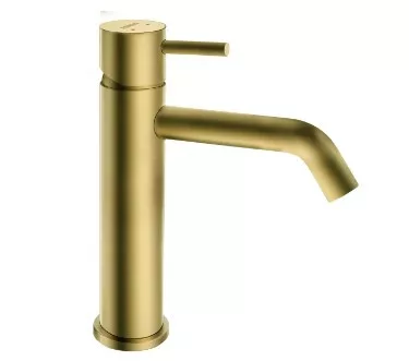 Mosdó csaptelep, Ferro Ciriculus mosdó csaptelep, szálcsiszolt arany BCK2BG