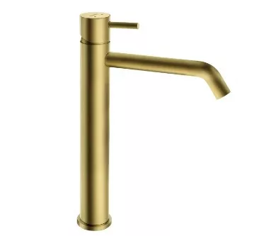 Mosdó csaptelep, Ferro Ciriculus magasított mosdó csaptelep, szálcsiszolt arany BCK2LBG