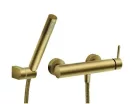 Zuhany csaptelep, Ferro Ciriculus zuhany csaptelep zuhanyszettel, szálcsiszolt arany BCK77BG