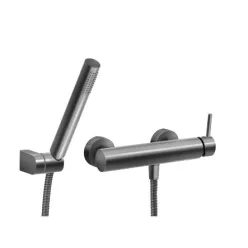   Zuhany csaptelep, Ferro Ciriculus zuhany csaptelep zuhanyszettel, gun metal BCK77GM