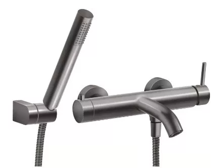 Kádtöltő csaptelep, Ferro Ciriculus kádtöltő csaptelep zuhanyszettel, gun metal BCK11GM