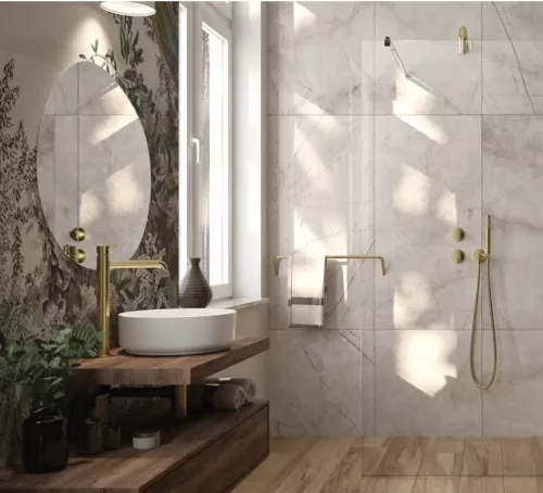 Törölközőtartó, Deante Silia törölközőtartó, fali, szálcsiszolt arany ADI_R621