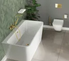 Polc, Deante Silia polc, bordázott, arany ADI_Z531